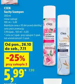 Lidl Suchy szampon Cien Sensitive oferta