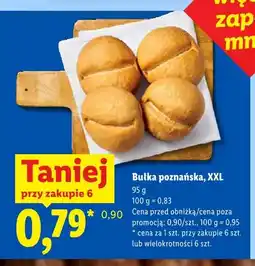 Lidl Bułka poznańska XXL oferta