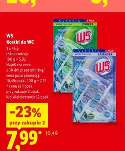 Lidl Kostki do WC Classic Forest 3-pak W5 oferta