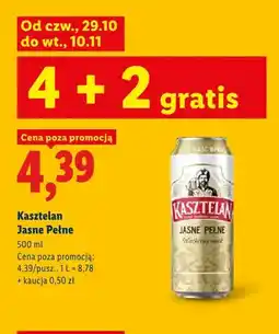 Lidl Piwo Kasztelan oferta