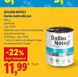 Lidl Karma mokra dla psa Dolina Noteci Premium jagnięcina oferta