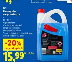 Lidl Zimowy płyn do spryskiwaczy W5 oferta