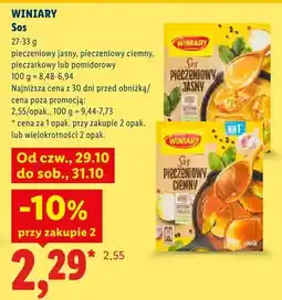 Lidl Sos pieczeniowy ciemny Winiary oferta