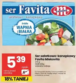 Delikatesy Centrum Ser sałatkowo-kanapkowy Favita Mlekovita oferta