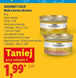 Lidl Mokra karma dla kota Gourmet Gold oferta