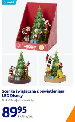 Action Scenka świąteczna z oświetleniem LED Disney oferta