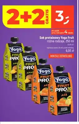 Dealz Sok proteinowy Yoga Fruit Pro Ananas oferta