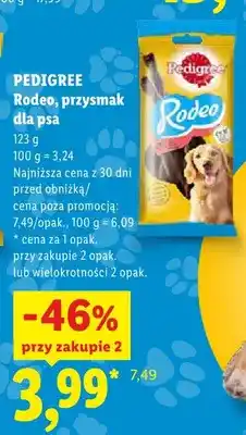Lidl Przysmak dla psa Pedigree Rodeo oferta