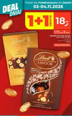 Dealz Czekoladki Lindt Nuxor Milk Chocolate oferta