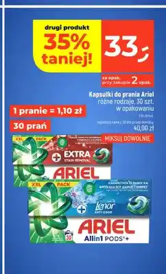 Dealz Kapsułki do prania Ariel Touch of Lenor oferta