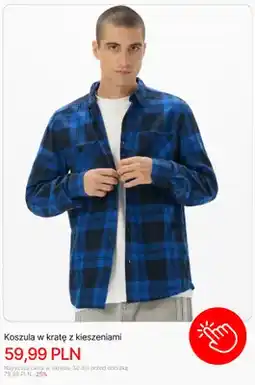 Cropp Koszula w kratę z kieszeniami Cropp oferta