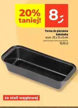 Dealz Forma do pieczenia keksówka ze stali węglowej 30x13x6 cm oferta