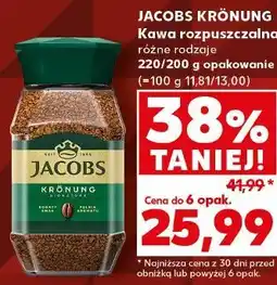 Kaufland Kawa rozpuszczalna Jacobs Krönung oferta