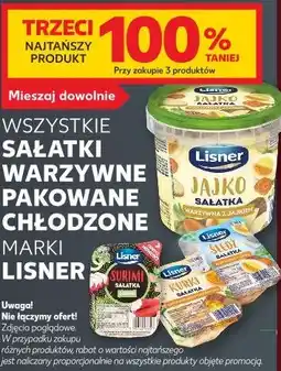 Kaufland Sałatki warzywne pakowane chłodzone Lisner oferta