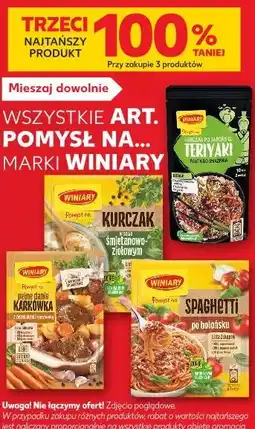 Kaufland Wszystkie art. Pomysł na... marki Winiary oferta