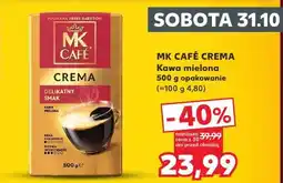 Kaufland MK CAFÉ CREMA Kawa mielona 500 g opakowanie oferta
