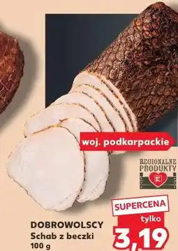 Kaufland Schab z beczki Dobrowolscy oferta