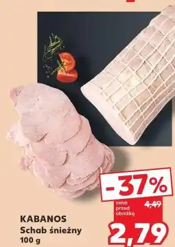 Kaufland Schab śnieżny Kabanos oferta