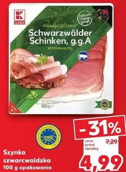 Kaufland Szynka szwarzwaldzka K-Classic oferta