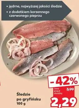 Kaufland Śledzie po gryfińsku oferta