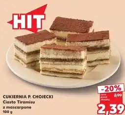 Kaufland Cukiernia P. Chojecki Ciasto Tiramisu z mascarpone oferta