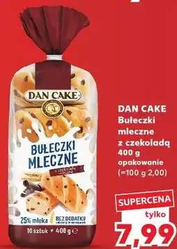 Kaufland DAN CAKE Bułeczki mleczne z czekoladą 400 g opakowanie oferta