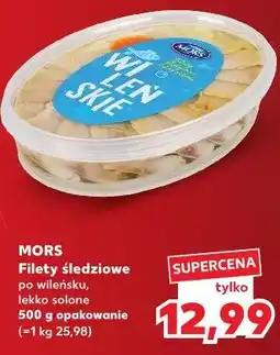 Kaufland MORS Filety śledziowe po wileńsku, lekko solone oferta