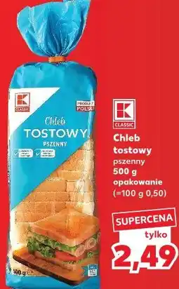 Kaufland K-Classic Chleb tostowy pszenny 500 g opakowanie oferta