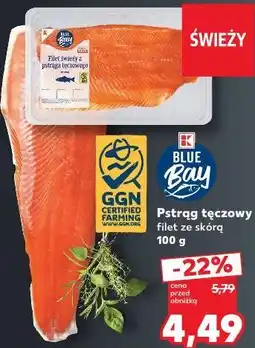 Kaufland Pstrąg tęczowy filet ze skórą Blue Bay oferta