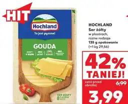 Kaufland Hochland Ser żółty w plastrach oferta