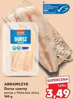 Kaufland Dorsz czarny porcje z fileta bez skóry Abramczyk oferta