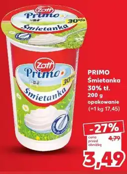 Kaufland Śmietanka 30% tł. Zott Primo oferta