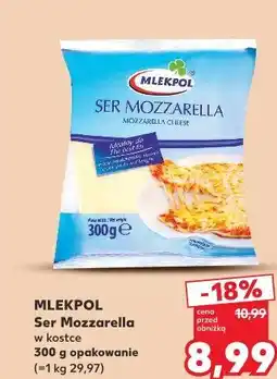 Kaufland Mlekpol Ser Mozzarella w kostce oferta