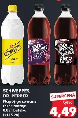 Kaufland SCHWEPPES, DR. PEPPER Napój gazowany różne rodzaje 0,85 l butelka oferta