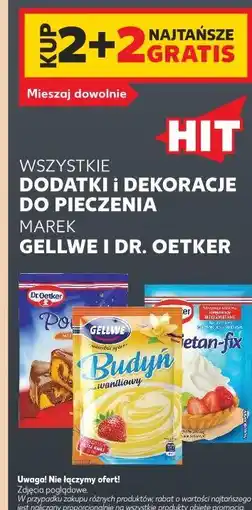 Kaufland Dodatki i dekoracje do pieczenia marek Gellwe i Dr. Oetker oferta