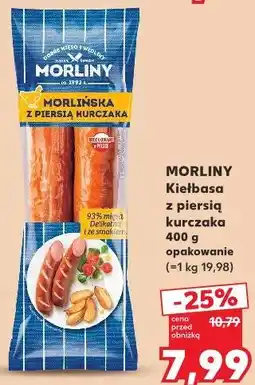 Kaufland MORLINY Kiełbasa z piersią kurczaka oferta