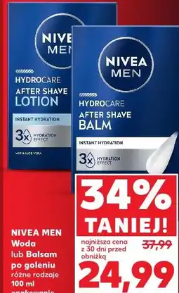 Kaufland NIVEA MEN Woda lub Balsam po goleniu oferta