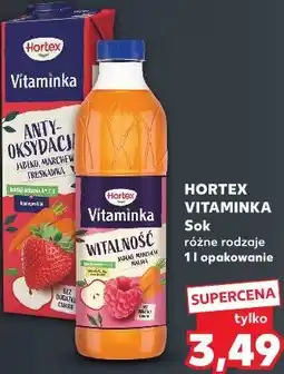 Kaufland HORTEX VITAMINKA Sok różne rodzaje 1 l opakowanie oferta