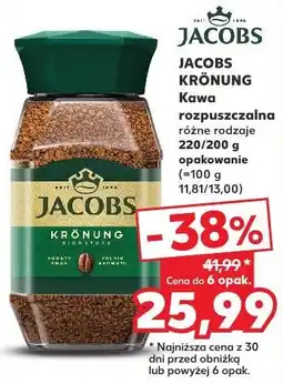 Kaufland Kawa rozpuszczalna Jacobs Krönung oferta