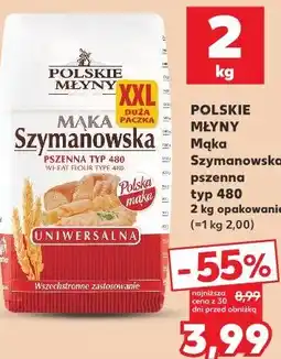 Kaufland POLSKIE MŁYNY Mąka Szymanowska pszenna typ 480 oferta