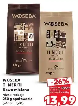 Kaufland Kawa mielona Woseba Ti Meriti oferta