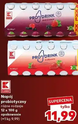 Kaufland K-Classic Napój probiotyczny różne rodzaje oferta