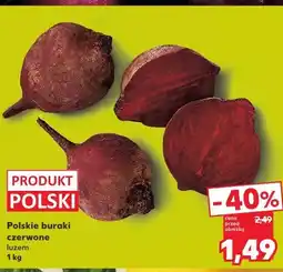 Kaufland Polskie buraki czerwone luzem oferta