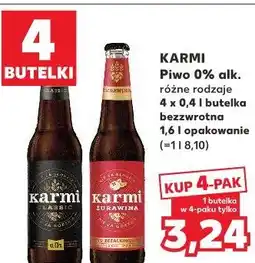 Kaufland Karmi Piwo 0% alk oferta