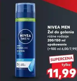 Kaufland NIVEA MEN Żel do golenia oferta