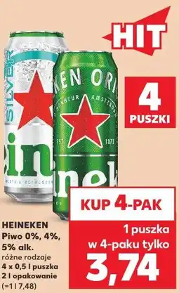 Kaufland Heineken Piwo 0%, 4%, 5% alk oferta