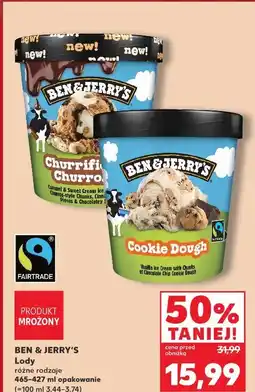 Kaufland Lody Ben & Jerry's różne rodzaje oferta