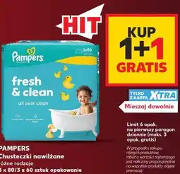 Kaufland Pampers Chusteczki nawilżane różne rodzaje oferta