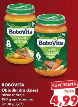 Kaufland BoboVita Obiadki dla dzieci różne rodzaje oferta