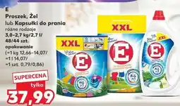 Kaufland E Proszek, Żel lub Kapsułki do prania różne rodzaje oferta